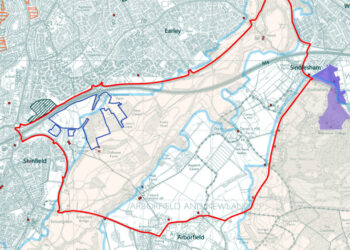 Plans for Hall Farm. Pic: WBC.