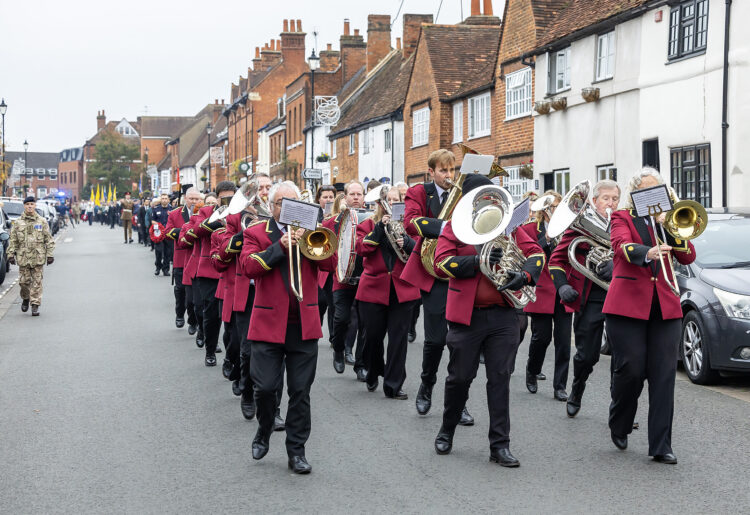 Wokingham's annual Remembrance parade. Pic: Stewart Turkington.