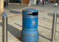 A litter bin in Woodley town centre. Opposition councillors wanted to see them gradually replaced with bins that had areas for recycling as well as waste, but the motion was rejected by Conservative councillors at a meeting of the council on September 23, 2021 Picture: Phil Creighton