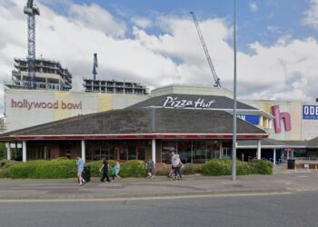The Point building in Bracknell, that was occupied by Hollywood Bowl, the Odeon cinema and Pizza Hut. All businesses are now closed. Credit: Google Maps