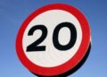 20mph speed sign