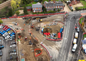 An overhead view of the work. Pic: WBC.