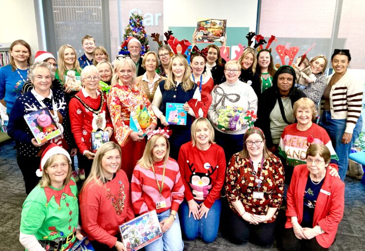 This year's Giving Tree scheme was launched at Wokingham Library. PIcture: Emma Merchant