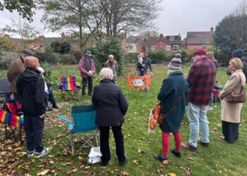 A vigil was held in Wokingham.