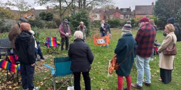 A vigil was held in Wokingham.