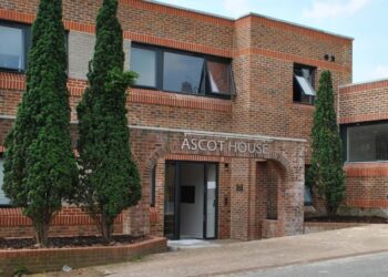 Ascot House off Finchampstead Road, Wokingham, which has been converted from offices into flats. Credit: Bryant Landscape Planning