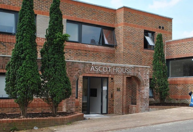 Ascot House off Finchampstead Road, Wokingham, which has been converted from offices into flats. Credit: Bryant Landscape Planning