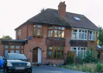 The owner of a semi-detached home in Chiltern Crescent, Earley, has applied to add a series of extensions. Credit: Google Maps