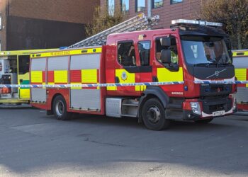 Royal Berkshire Fire and Rescue Service has warned that it is currently responding to a fire in Cardiff Road, Reading, which it says also involves hazardous materials.
