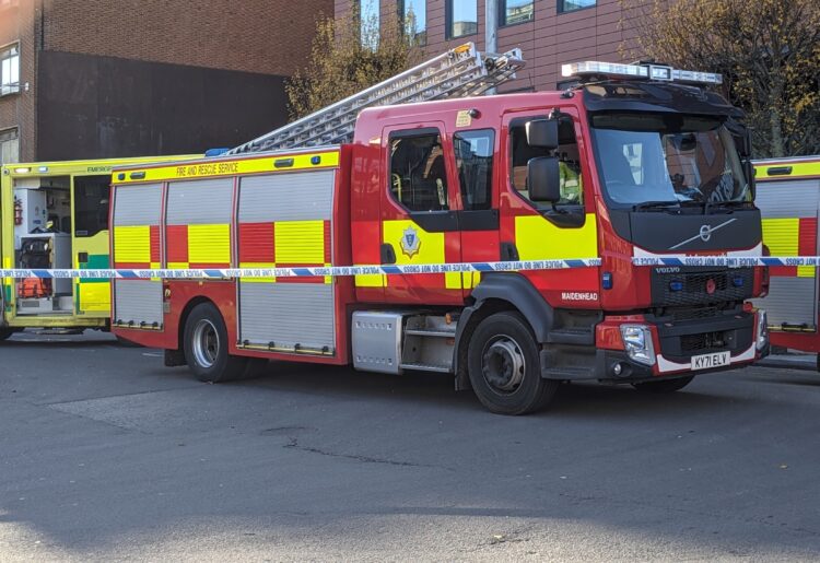 Royal Berkshire Fire and Rescue Service has warned that it is currently responding to a fire in Cardiff Road, Reading, which it says also involves hazardous materials.