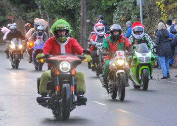The Annual Reading Toy Run arrives in Wokingham on Sunday afternoon.