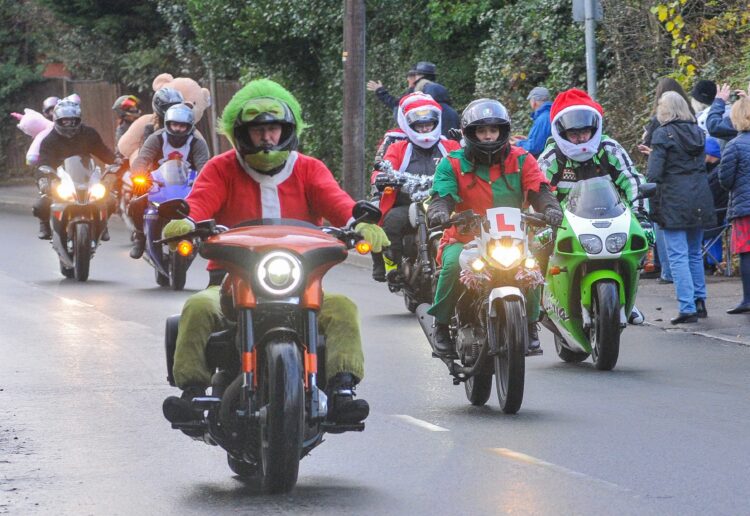 The Annual Reading Toy Run arrives in Wokingham on Sunday afternoon.