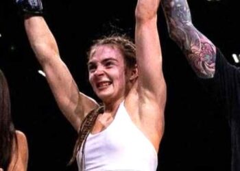 Dani Butler has won all five of her Thai boxing fights, and is currently WBC European Champion. pIcture: courtesy of Tammy Webb
