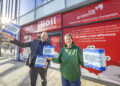 The Lexicon has launched its Christmas charity appeal in aid of Bracknell Foodbank. Pic: Stewart Turkington.