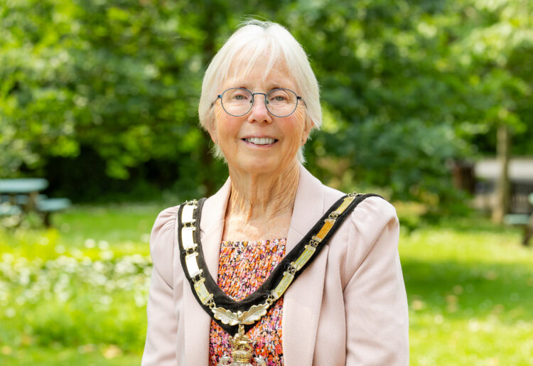 Wokingham borough mayor, Cllr Carol Jewell.