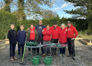 Freely Fruity planted their 10th garden at Arborfield's Eco Skills Centre. Picture: Freely Fruity