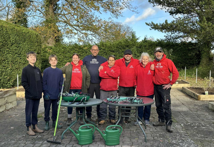 Freely Fruity planted their 10th garden at Arborfield's Eco Skills Centre. Picture: Freely Fruity