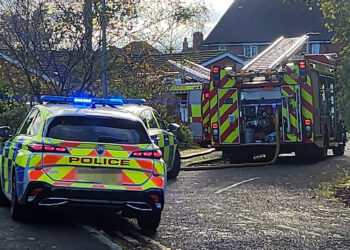 The scene in Wokingham. Pic: Contributed.