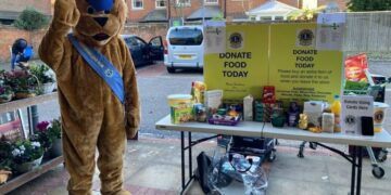 Wokingham Lions work closely with The Wokingham Foodbank who will also receive a substantial donation of non-perishable food, cleaning and personal hygiene products from the collection.