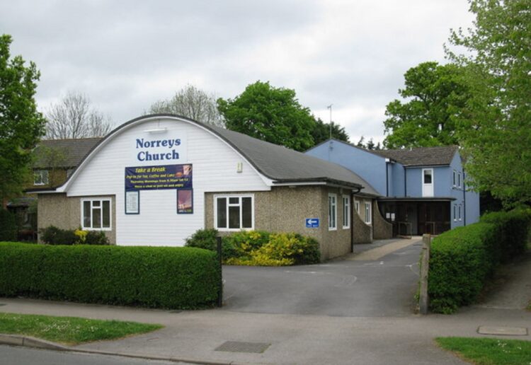 Norreys Church meets at 10am on Sundays. Picture: Geograph.org via Wikimedia Commons