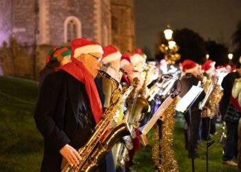 Hear The Sax Bandits play at Bracknell's Lexicon Shopping Centre on Thursday, December 18, from 6pm until 7.30pm. Picture: courtesy of Sax Bandits