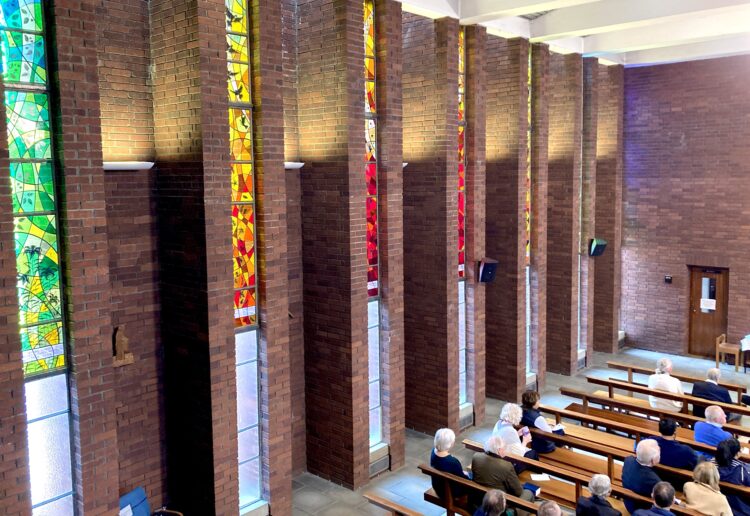 Corpus Christi Church windows, Wokingham. Picture: Emma Merchant