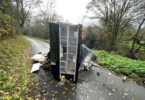 Public Protection Partnership is appealing for information about a flytip on Ryehurst Lane, between December 5 and 7. Picture: Bracknell Forest Council