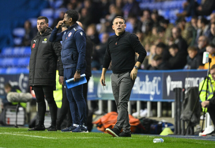Reading FC manager Leam Richardson Picture: Luke Adams