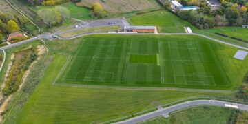 The new pitch. Pic: Reading Drones.