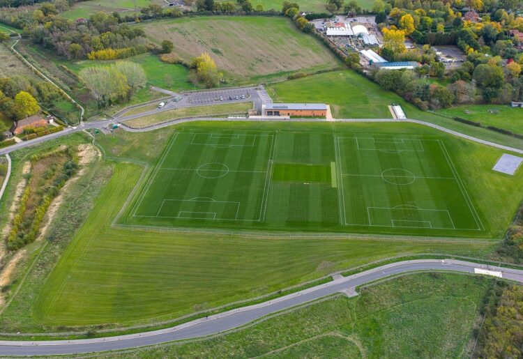 The new pitch. Pic: Reading Drones.