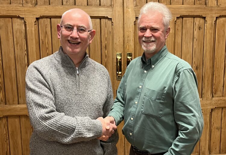 Councillor Alwyn Jones (lef) represents Norreys East and is the current deputy mayor for Wokingham town council. Pic: Wokingham Lib Dems.