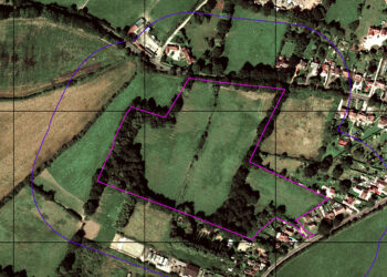 The site in Arborfield. Pic: WBC.