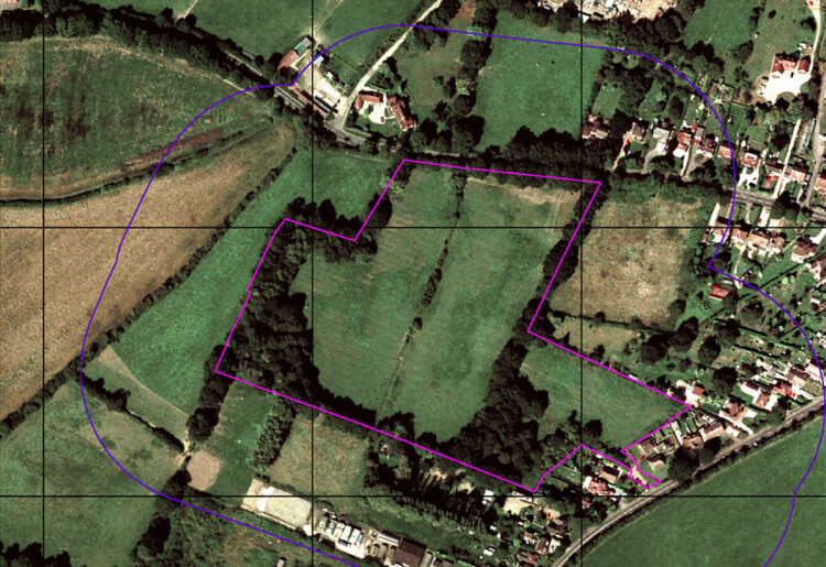 The site in Arborfield. Pic: WBC.