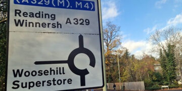 Woosehill roundabout. Pic: WBC.`