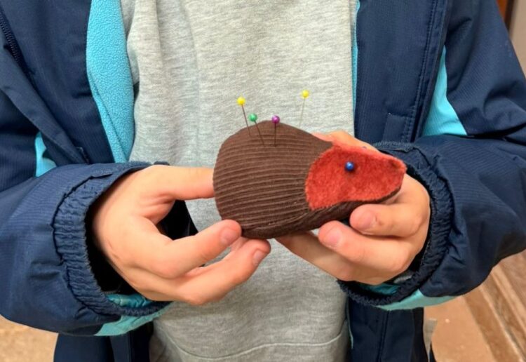 A new Textile Club at Arborfield's Eco Learning Centre will teach children and their parents valuable sewing skills. Picture: Eco Learning Centre