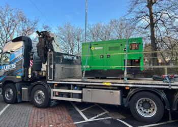 Thanks to a temporary generator from Heidelberg Materials, Wade's Christmas lunch was able to go ahead. Picture: Philip Mirfin