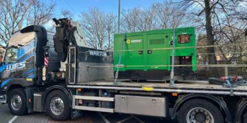 Thanks to a temporary generator from Heidelberg Materials, Wade's Christmas lunch was able to go ahead. Picture: Philip Mirfin