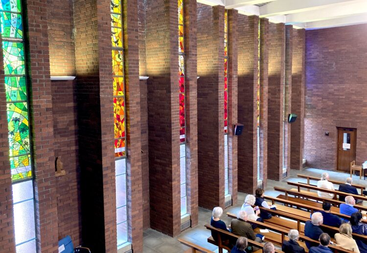 Corpus Christi Church windows, Wokingham. Picture: Emma Merchant