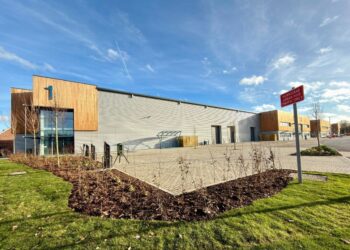 A photo of the new industrial buildings to let at the Hurricane Urban Hub at the site of the Adwest Factory, previously used to produce aircraft in Headley Road East, Woodley. Credit: David Hawkins