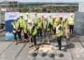 The topping out ceremony for the Market Street development of 169 apartments in Bracknell town centre. Credit: Bracknell Forest Cambium Partnership / Vistry Group