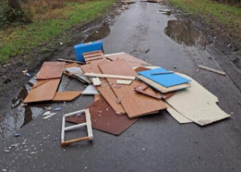Flytipping in Wellers Lane