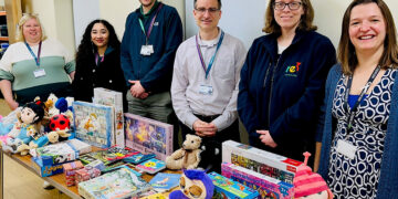 The appeal was done in collaboration with Anglo Doorstep Collections, with around 600 new and pre-loved toys being donated.