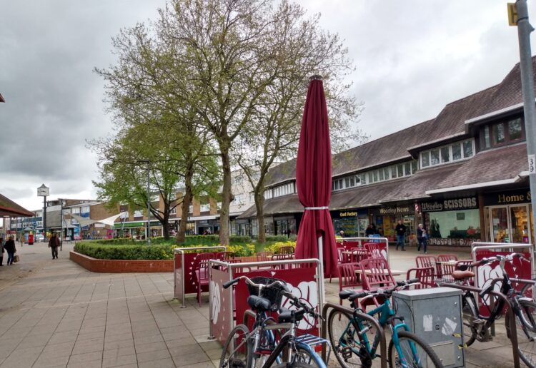 The Woodley Precinct. Credit: James Aldridge, Local Democracy Reporting Service