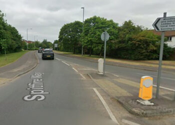 The incident happened on Spitfire Way. Pic: Google.