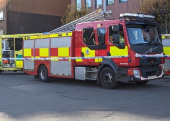Royal Berkshire Fire and Rescue Service has warned that it is currently responding to a fire in Cardiff Road, Reading, which it says also involves hazardous materials.