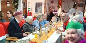 Wade Christmas lunch was a great success, despite fears it might have to be cancelled. Picture: Louise Jedras