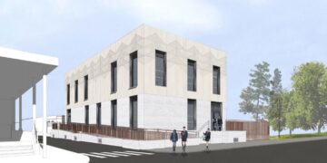 The new two storey Sixth Form block set to be built at Emmbrook School in Wokingham. Credit: HLM Architecture