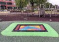 The new trampoline at Elms Field is fully accessible. Picture courtesy of Wokingham Town Council