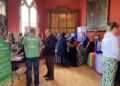 With just 10 minutes until the end of the event, there were still plenty of people in Wokingham Town Hall at the Volunteer Fair. Picture: Emma Merchant