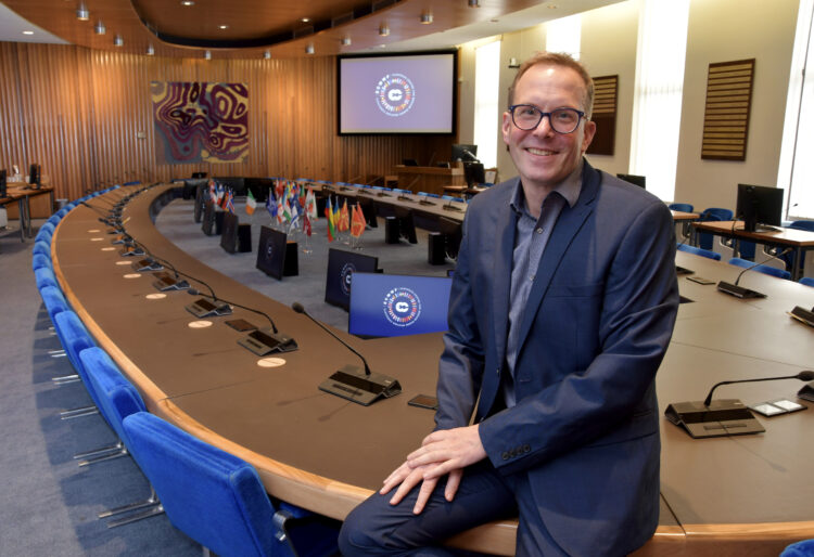 Florian Pappenberger, ECMWF's new director-general, says collaboration and innovation with people at the centre, are the key to the centre?s success. Picture: Sean Dillowwww.TheBigCheesePhotography.co.ukTel: 07990 522727